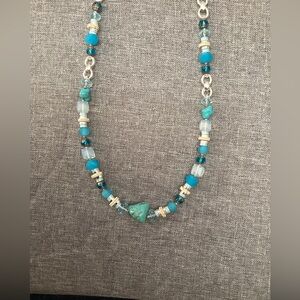Turquoise Beaded Necklace 1293